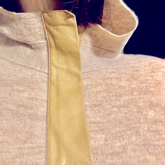 Escada Poncho with Hoodie and Snap Closure - Picture 2 of 12